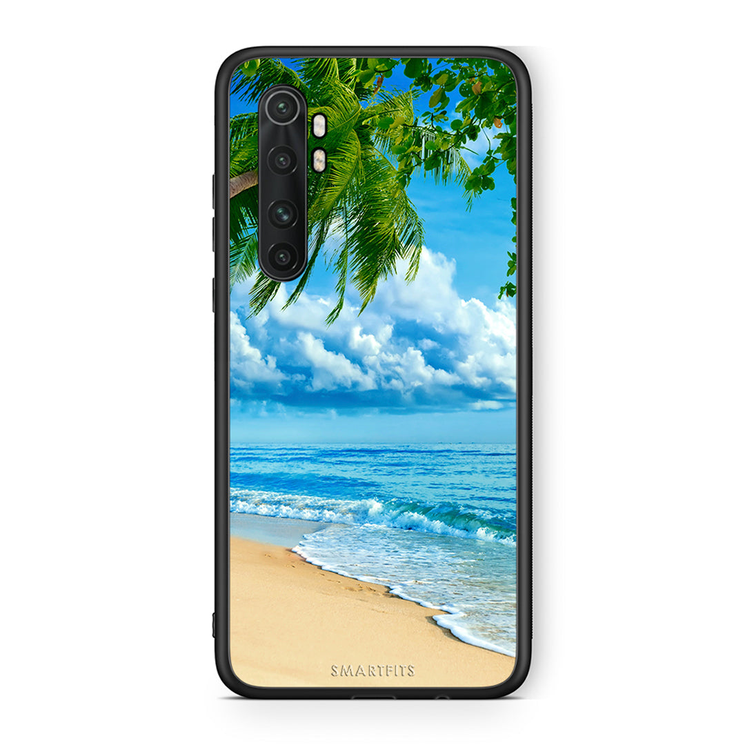 Xiaomi Mi Note 10 Lite Beautiful Beach θήκη από τη Smartfits με σχέδιο στο πίσω μέρος και μαύρο περίβλημα | Smartphone case with colorful back and black bezels by Smartfits