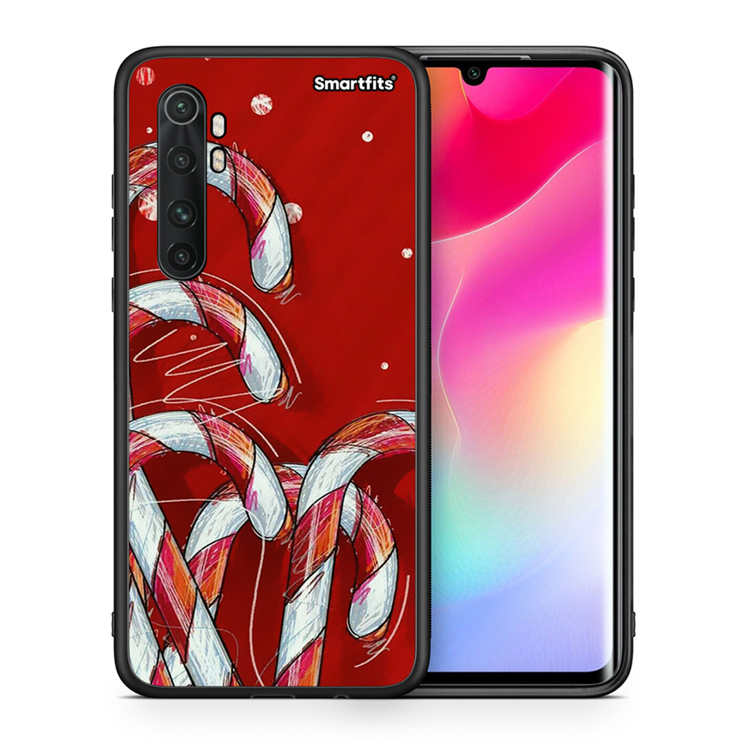 Θήκη Xiaomi Mi 10 Ultra Candy Cane από τη Smartfits με σχέδιο στο πίσω μέρος και μαύρο περίβλημα | Xiaomi Mi 10 Ultra Candy Cane case with colorful back and black bezels