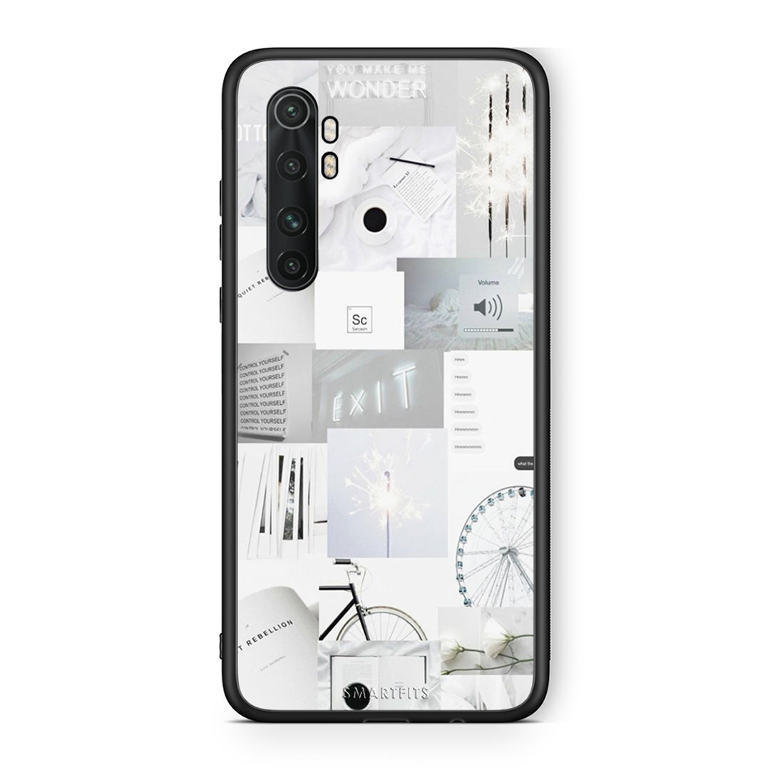 Xiaomi Mi Note 10 Lite Collage Make Me Wonder Θήκη Αγίου Βαλεντίνου από τη Smartfits με σχέδιο στο πίσω μέρος και μαύρο περίβλημα | Smartphone case with colorful back and black bezels by Smartfits