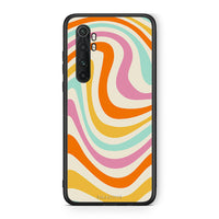 Thumbnail for Xiaomi Mi 10 Ultra Colourful Waves θήκη από τη Smartfits με σχέδιο στο πίσω μέρος και μαύρο περίβλημα | Smartphone case with colorful back and black bezels by Smartfits