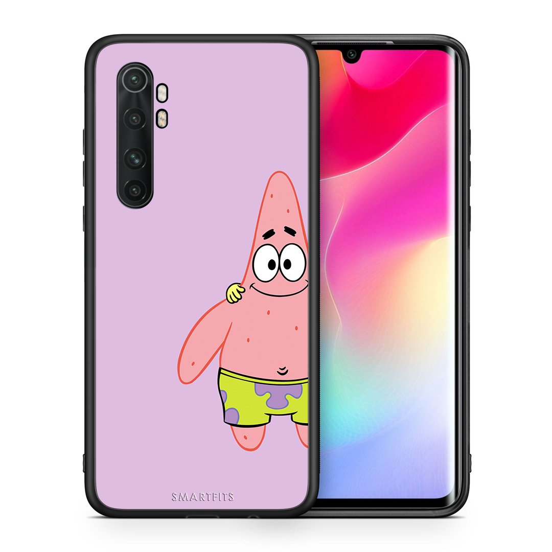 Θήκη Xiaomi Mi 10 Ultra  Friends Patrick από τη Smartfits με σχέδιο στο πίσω μέρος και μαύρο περίβλημα | Xiaomi Mi 10 Ultra  Friends Patrick case with colorful back and black bezels