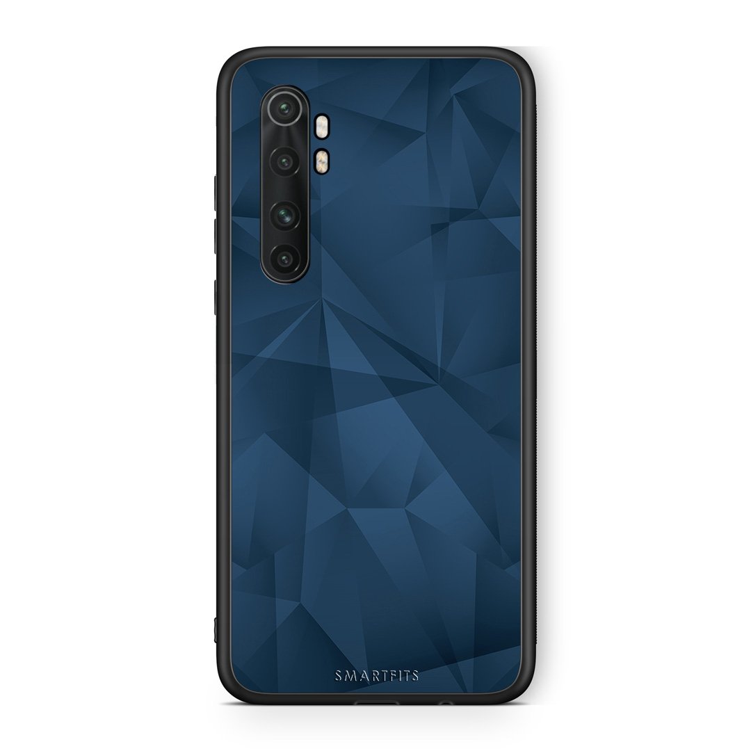 39 - Xiaomi Mi Note 10 Lite  Blue Abstract Geometric case, cover, bumper