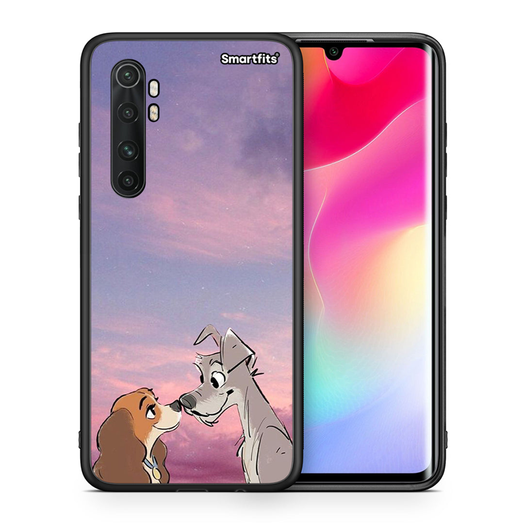 Θήκη Xiaomi Mi 10 Ultra Lady And Tramp από τη Smartfits με σχέδιο στο πίσω μέρος και μαύρο περίβλημα | Xiaomi Mi 10 Ultra Lady And Tramp case with colorful back and black bezels