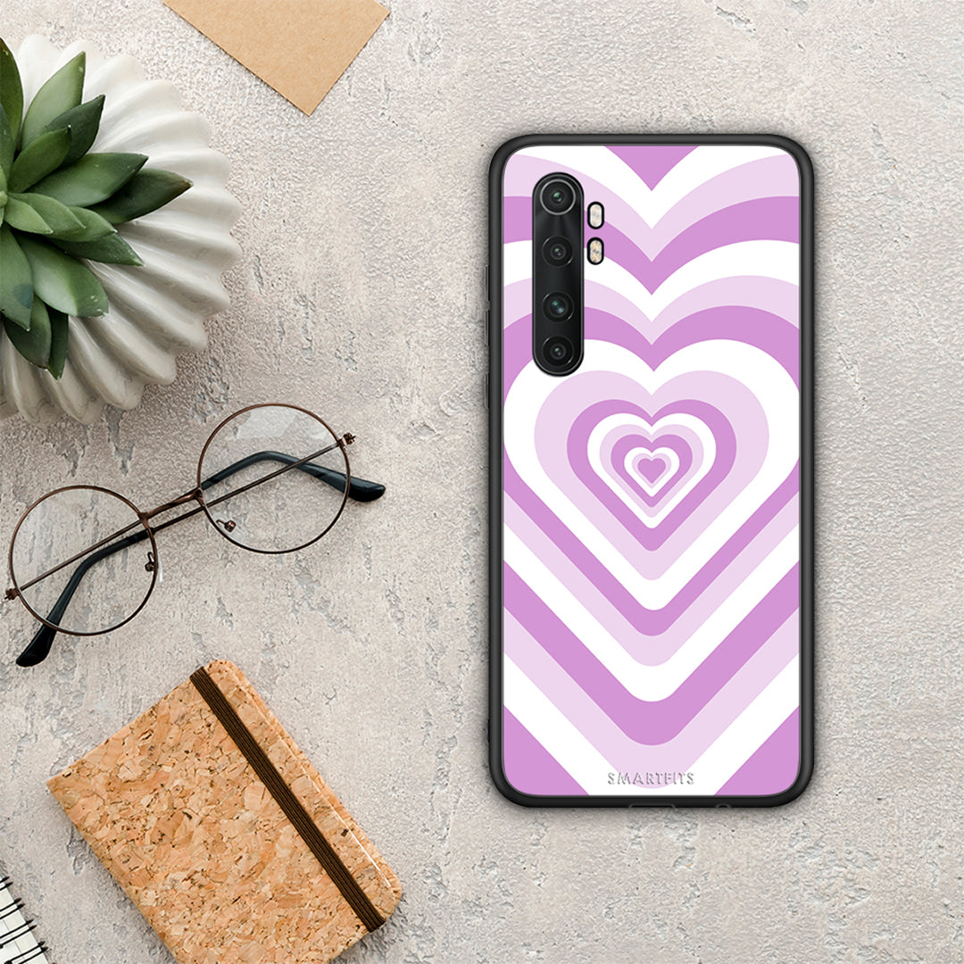 Lilac Hearts - Xiaomi Mi Note 10 Lite θήκη