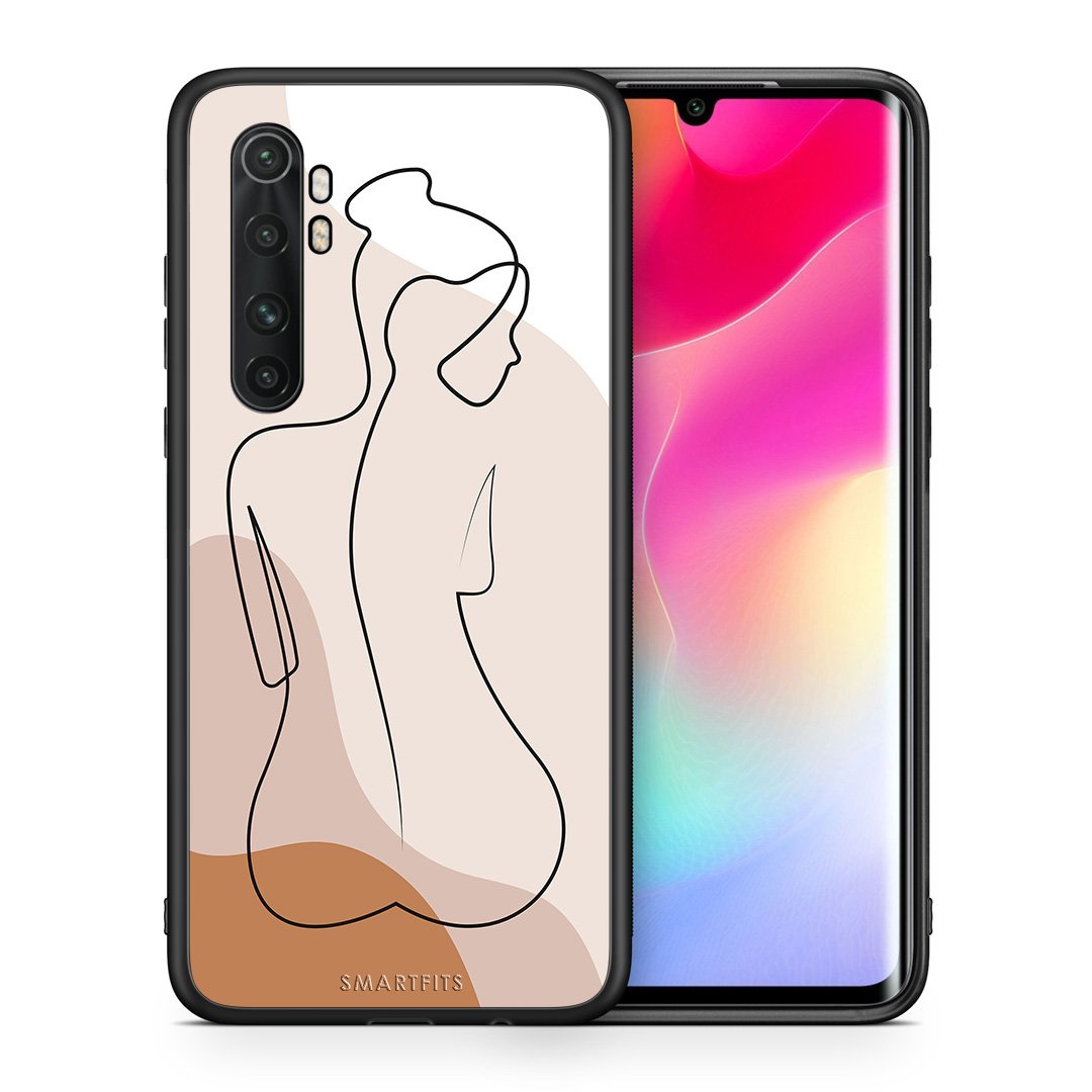 Θήκη Xiaomi Mi 10 Ultra LineArt Woman από τη Smartfits με σχέδιο στο πίσω μέρος και μαύρο περίβλημα | Xiaomi Mi 10 Ultra LineArt Woman case with colorful back and black bezels