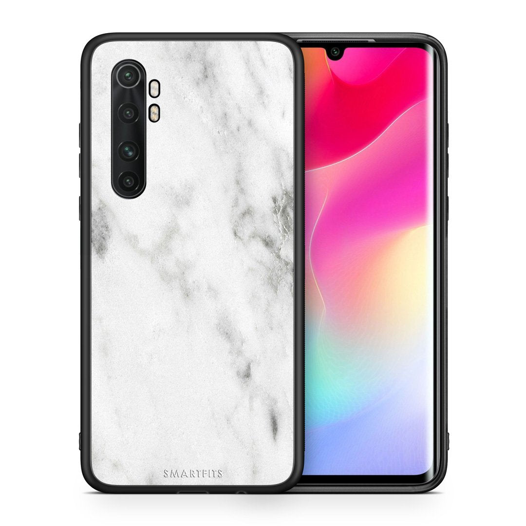 Θήκη Xiaomi Mi 10 Ultra White Marble από τη Smartfits με σχέδιο στο πίσω μέρος και μαύρο περίβλημα | Xiaomi Mi 10 Ultra White Marble case with colorful back and black bezels