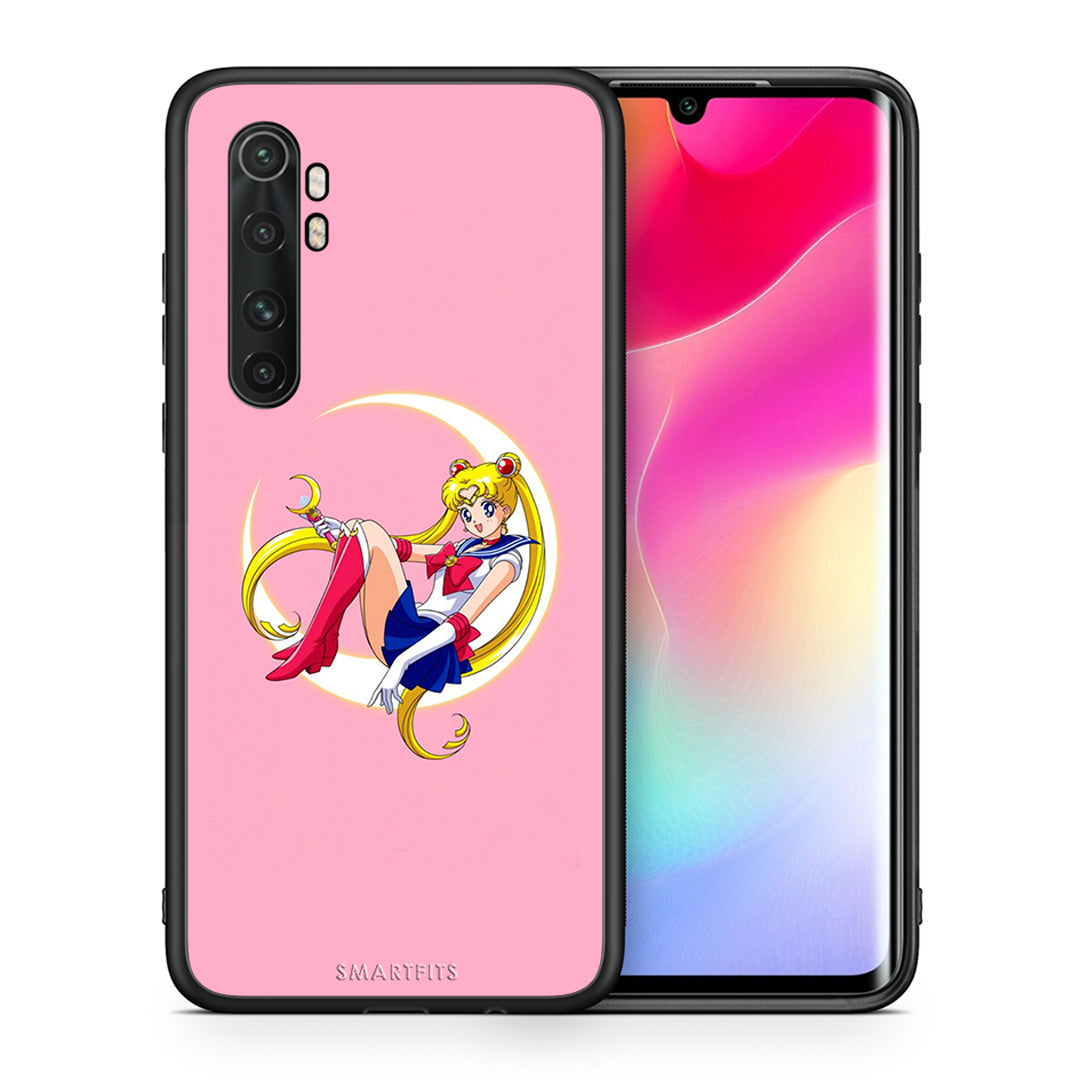 Θήκη Xiaomi Mi 10 Ultra Moon Girl από τη Smartfits με σχέδιο στο πίσω μέρος και μαύρο περίβλημα | Xiaomi Mi 10 Ultra Moon Girl case with colorful back and black bezels