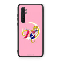 Thumbnail for Xiaomi Mi Note 10 Lite Moon Girl θήκη από τη Smartfits με σχέδιο στο πίσω μέρος και μαύρο περίβλημα | Smartphone case with colorful back and black bezels by Smartfits