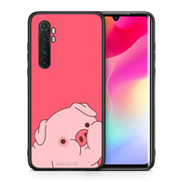 Thumbnail for Θήκη Αγίου Βαλεντίνου Xiaomi Mi 10 Ultra Pig Love 1 από τη Smartfits με σχέδιο στο πίσω μέρος και μαύρο περίβλημα | Xiaomi Mi 10 Ultra Pig Love 1 case with colorful back and black bezels