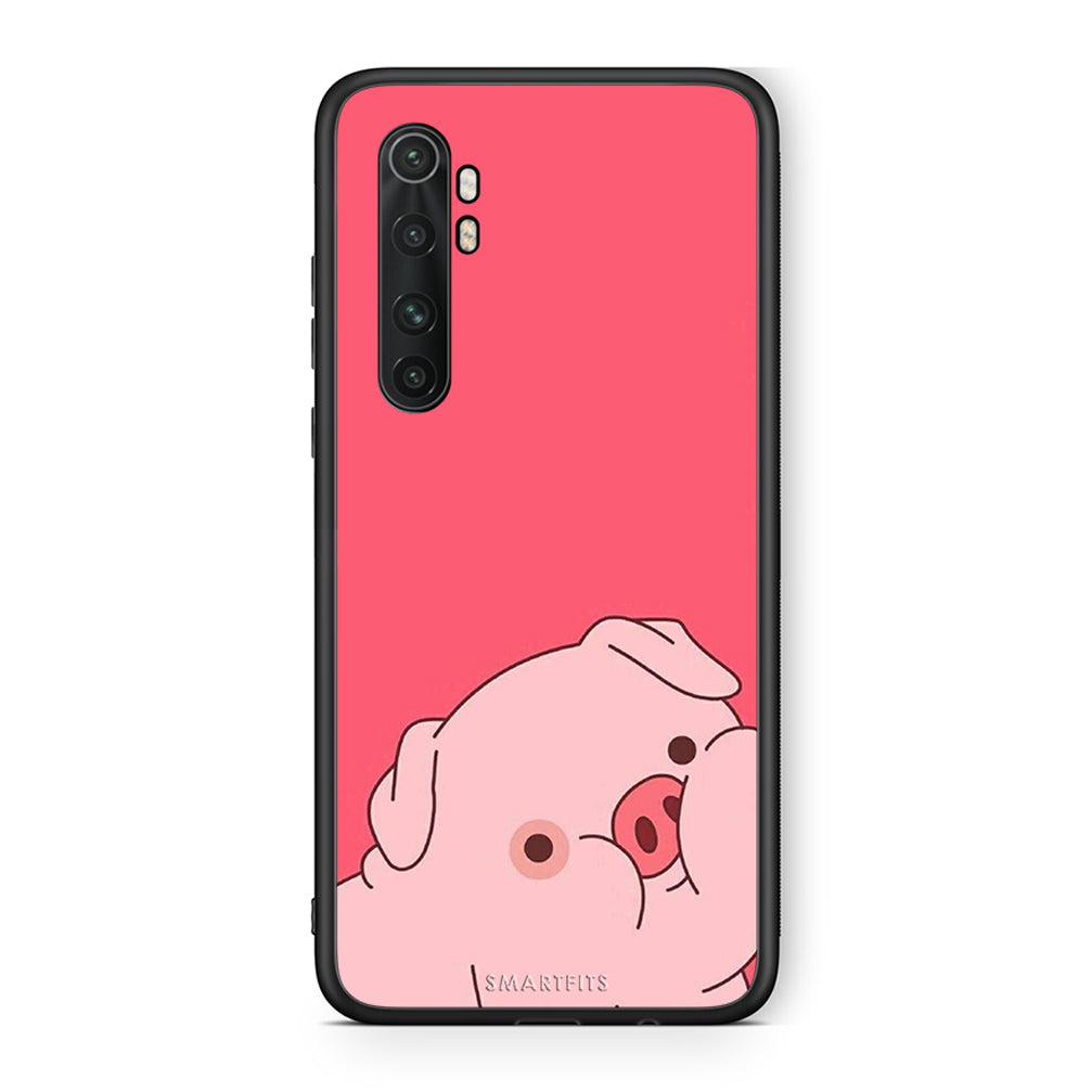 Xiaomi Mi 10 Ultra Pig Love 1 Θήκη Αγίου Βαλεντίνου από τη Smartfits με σχέδιο στο πίσω μέρος και μαύρο περίβλημα | Smartphone case with colorful back and black bezels by Smartfits