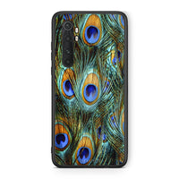 Thumbnail for Xiaomi Mi Note 10 Lite Real Peacock Feathers θήκη από τη Smartfits με σχέδιο στο πίσω μέρος και μαύρο περίβλημα | Smartphone case with colorful back and black bezels by Smartfits