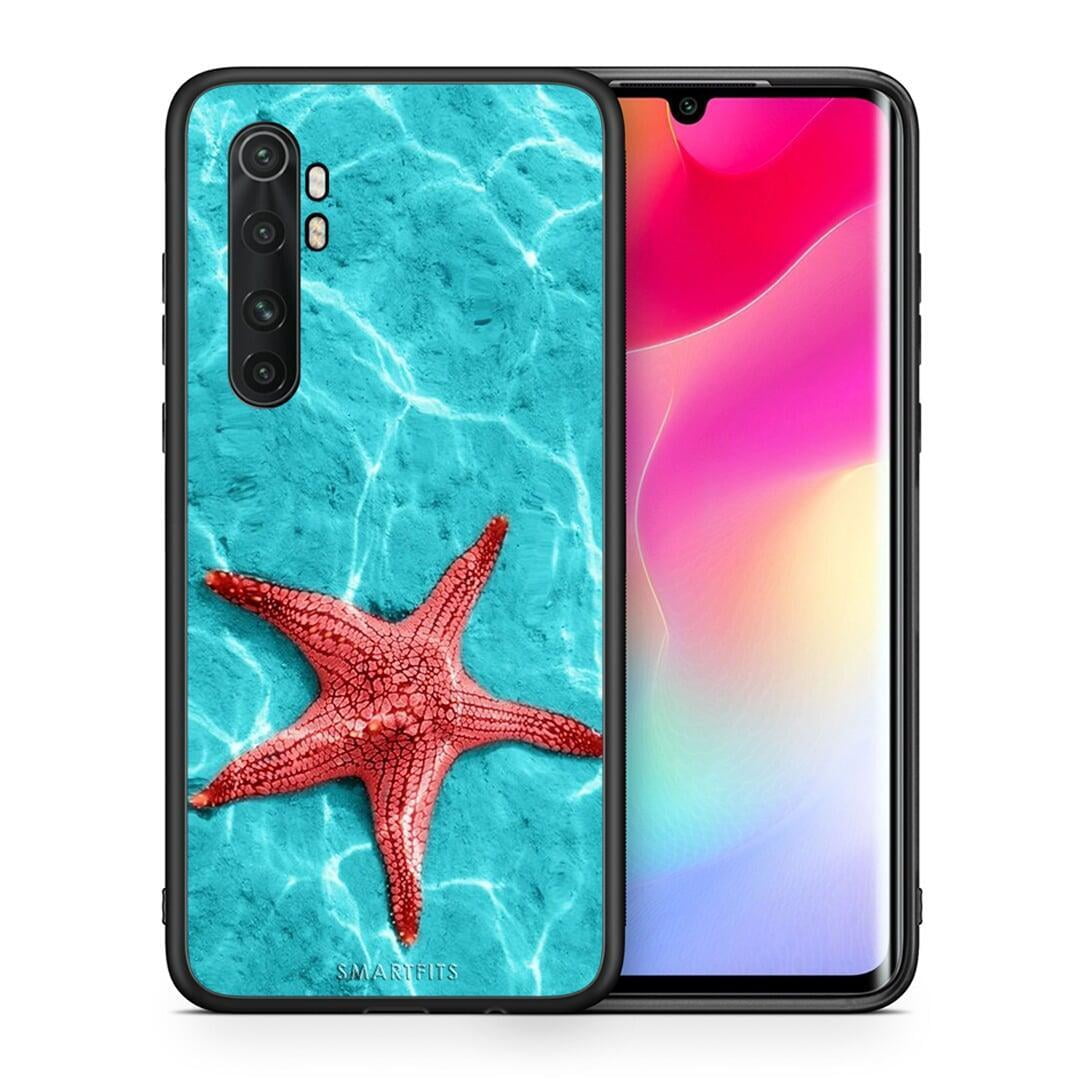 Θήκη Xiaomi Mi 10 Ultra Red Starfish από τη Smartfits με σχέδιο στο πίσω μέρος και μαύρο περίβλημα | Xiaomi Mi 10 Ultra Red Starfish case with colorful back and black bezels