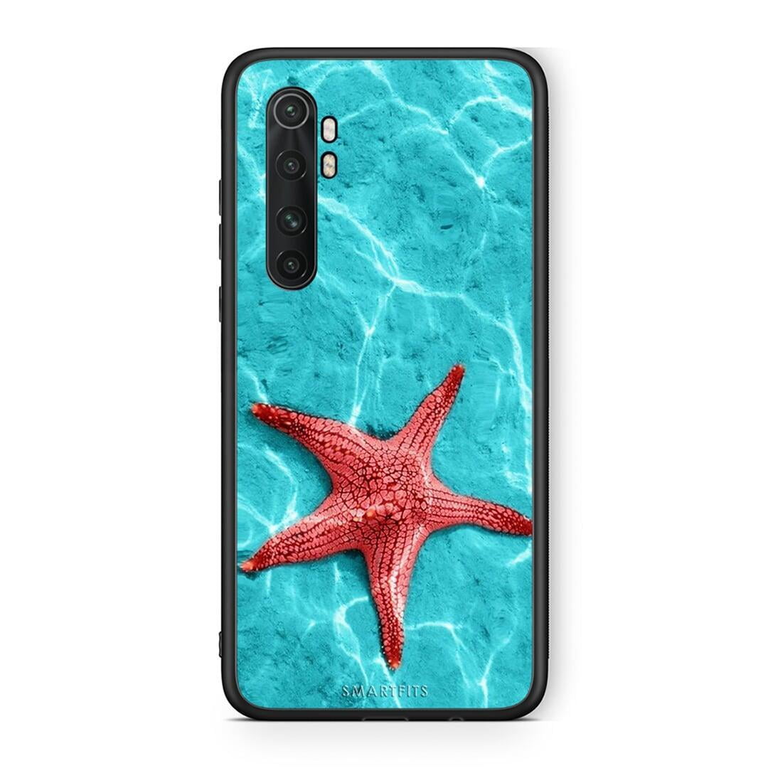 Xiaomi Mi 10 Ultra Red Starfish Θήκη από τη Smartfits με σχέδιο στο πίσω μέρος και μαύρο περίβλημα | Smartphone case with colorful back and black bezels by Smartfits