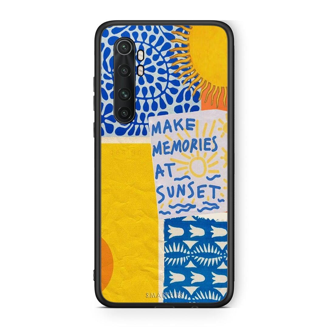 Xiaomi Mi Note 10 Lite Sunset Memories Θήκη από τη Smartfits με σχέδιο στο πίσω μέρος και μαύρο περίβλημα | Smartphone case with colorful back and black bezels by Smartfits