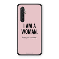 Thumbnail for Xiaomi Mi Note 10 Lite Superpower Woman θήκη από τη Smartfits με σχέδιο στο πίσω μέρος και μαύρο περίβλημα | Smartphone case with colorful back and black bezels by Smartfits