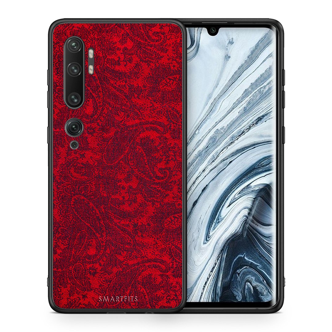 Θήκη Xiaomi Mi Note 10 Pro Paisley Cashmere από τη Smartfits με σχέδιο στο πίσω μέρος και μαύρο περίβλημα | Xiaomi Mi Note 10 Pro Paisley Cashmere case with colorful back and black bezels