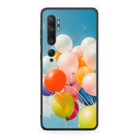 Thumbnail for Xiaomi Mi Note 10/10 Pro Colorful Balloons θήκη από τη Smartfits με σχέδιο στο πίσω μέρος και μαύρο περίβλημα | Smartphone case with colorful back and black bezels by Smartfits