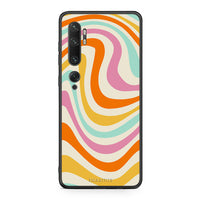 Thumbnail for Xiaomi Mi Note 10/10 Pro Colourful Waves θήκη από τη Smartfits με σχέδιο στο πίσω μέρος και μαύρο περίβλημα | Smartphone case with colorful back and black bezels by Smartfits