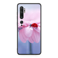 Thumbnail for Xiaomi Mi Note 10/10 Pro Ladybug Flower θήκη από τη Smartfits με σχέδιο στο πίσω μέρος και μαύρο περίβλημα | Smartphone case with colorful back and black bezels by Smartfits