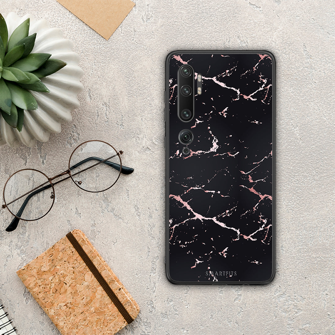 Marble Black Rosegold - Xiaomi Mi Note 10 /10 Pro case