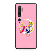 Thumbnail for Xiaomi Mi Note 10/10 Pro Moon Girl θήκη από τη Smartfits με σχέδιο στο πίσω μέρος και μαύρο περίβλημα | Smartphone case with colorful back and black bezels by Smartfits