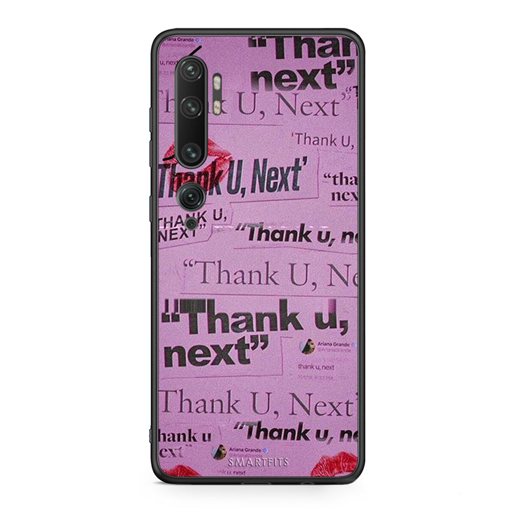 Xiaomi Mi Note 10 / 10 Pro Thank You Next Θήκη Αγίου Βαλεντίνου από τη Smartfits με σχέδιο στο πίσω μέρος και μαύρο περίβλημα | Smartphone case with colorful back and black bezels by Smartfits