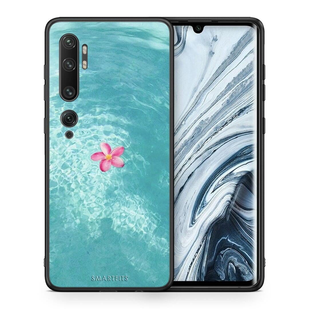 Θήκη Xiaomi Mi Note 10 / 10 Pro Water Flower από τη Smartfits με σχέδιο στο πίσω μέρος και μαύρο περίβλημα | Xiaomi Mi Note 10 / 10 Pro Water Flower case with colorful back and black bezels