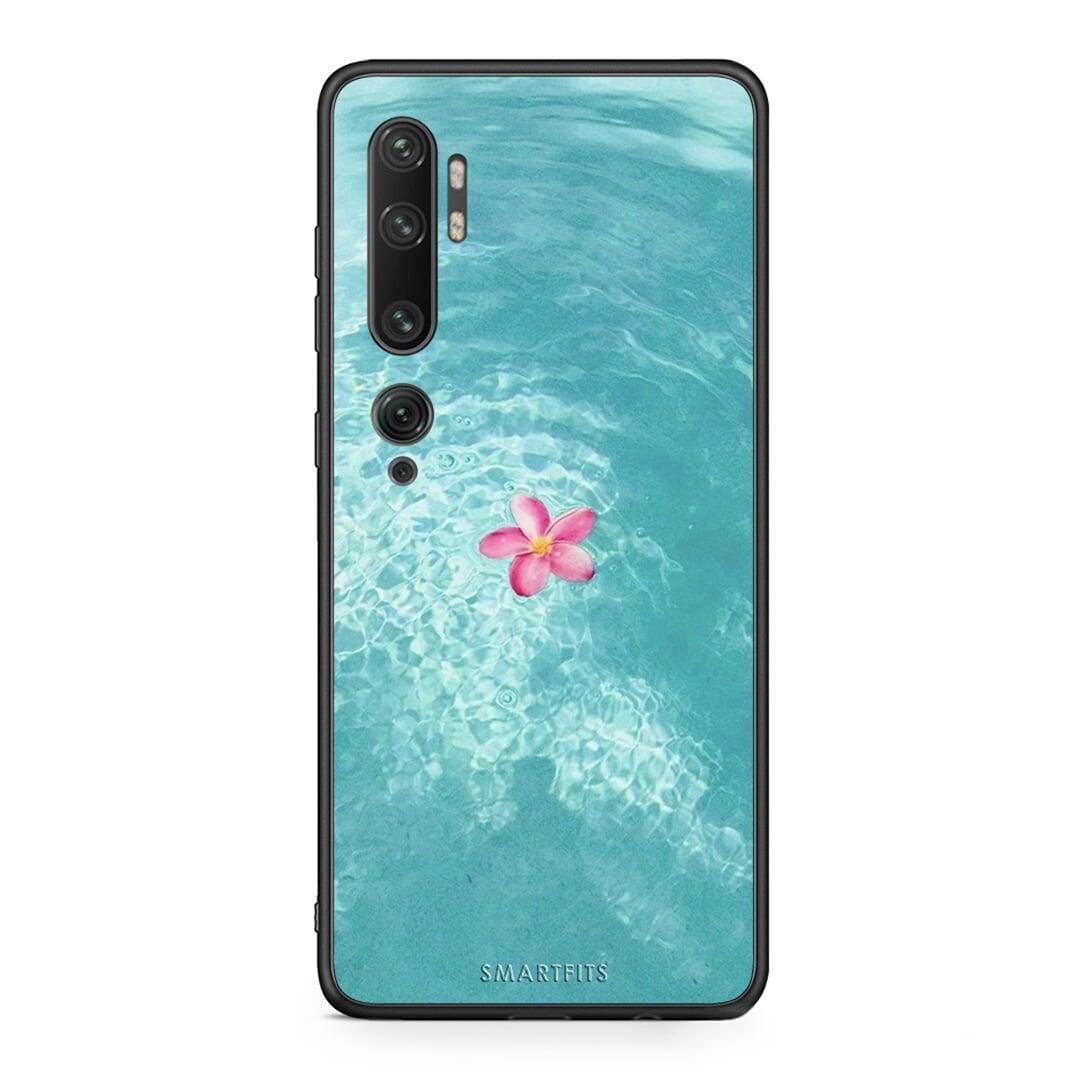 Xiaomi Mi Note 10 / 10 Pro Water Flower Θήκη από τη Smartfits με σχέδιο στο πίσω μέρος και μαύρο περίβλημα | Smartphone case with colorful back and black bezels by Smartfits