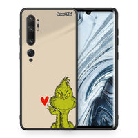 Thumbnail for Θήκη Xiaomi Mi Note 10 Pro Xmas Grinch από τη Smartfits με σχέδιο στο πίσω μέρος και μαύρο περίβλημα | Xiaomi Mi Note 10 Pro Xmas Grinch case with colorful back and black bezels