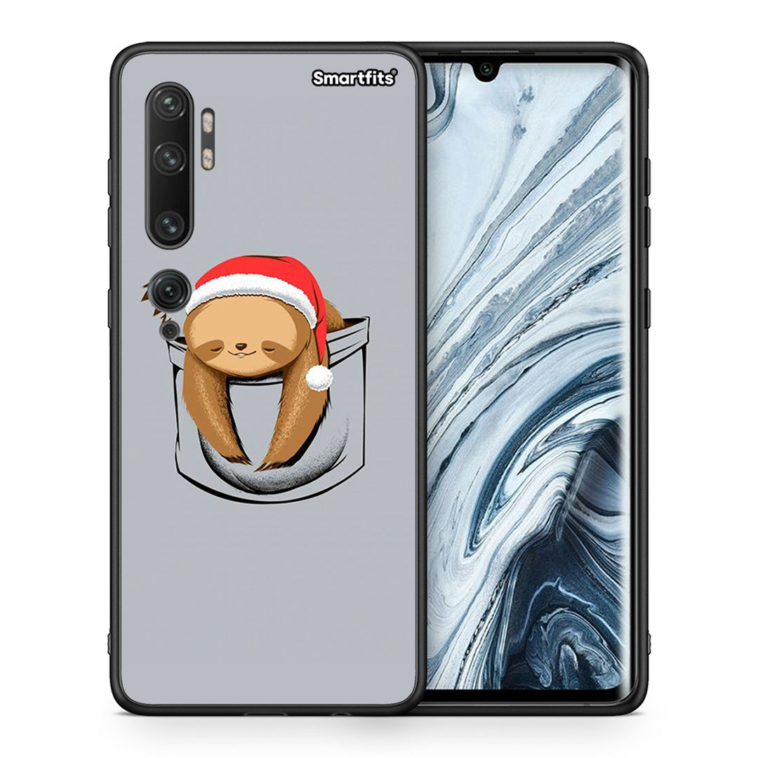 Θήκη Xiaomi Mi Note 10 Pro Xmas Zzzz από τη Smartfits με σχέδιο στο πίσω μέρος και μαύρο περίβλημα | Xiaomi Mi Note 10 Pro Xmas Zzzz case with colorful back and black bezels