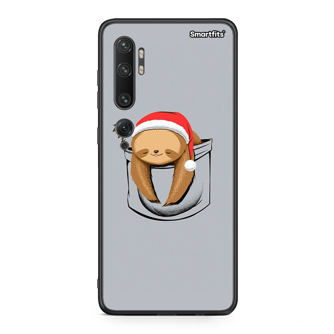 Xiaomi Mi Note 10 Pro Xmas Zzzz θήκη από τη Smartfits με σχέδιο στο πίσω μέρος και μαύρο περίβλημα | Smartphone case with colorful back and black bezels by Smartfits