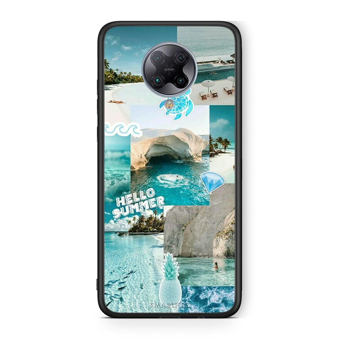 Xiaomi Poco F2 Pro Aesthetic Summer Θήκη από τη Smartfits με σχέδιο στο πίσω μέρος και μαύρο περίβλημα | Smartphone case with colorful back and black bezels by Smartfits