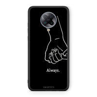 Thumbnail for Xiaomi Poco F2 Pro Always & Forever 1 Θήκη Αγίου Βαλεντίνου από τη Smartfits με σχέδιο στο πίσω μέρος και μαύρο περίβλημα | Smartphone case with colorful back and black bezels by Smartfits