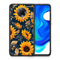 Thumbnail for Θήκη Xiaomi Poco F2 Pro Autumn Sunflowers από τη Smartfits με σχέδιο στο πίσω μέρος και μαύρο περίβλημα | Xiaomi Poco F2 Pro Autumn Sunflowers case with colorful back and black bezels