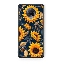 Thumbnail for Xiaomi Poco F2 Pro Autumn Sunflowers Θήκη από τη Smartfits με σχέδιο στο πίσω μέρος και μαύρο περίβλημα | Smartphone case with colorful back and black bezels by Smartfits