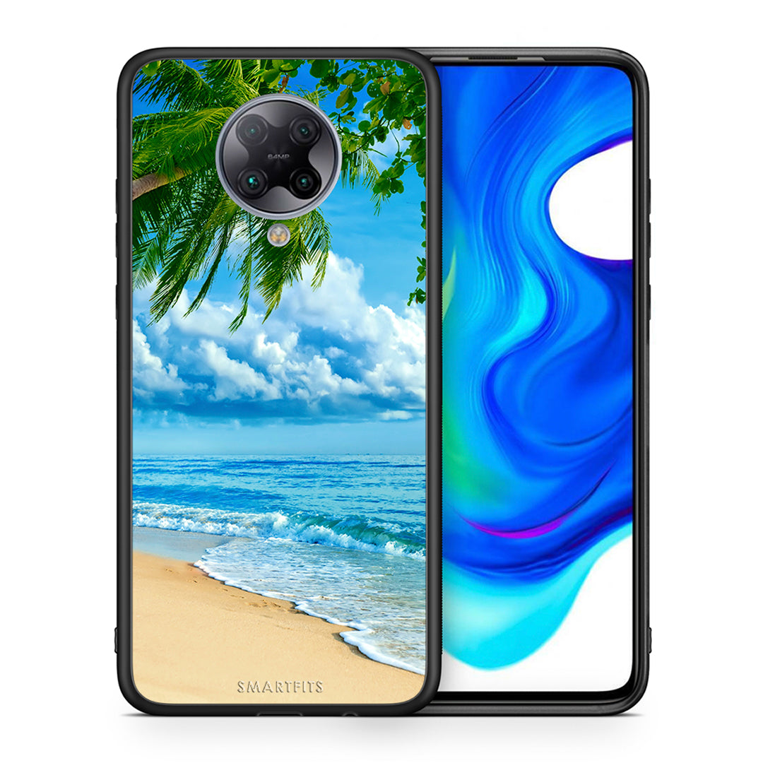 Θήκη Xiaomi Poco F2 Pro Beautiful Beach από τη Smartfits με σχέδιο στο πίσω μέρος και μαύρο περίβλημα | Xiaomi Poco F2 Pro Beautiful Beach case with colorful back and black bezels