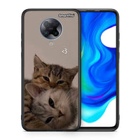 Thumbnail for Θήκη Xiaomi Poco F2 Pro Cats In Love από τη Smartfits με σχέδιο στο πίσω μέρος και μαύρο περίβλημα | Xiaomi Poco F2 Pro Cats In Love case with colorful back and black bezels