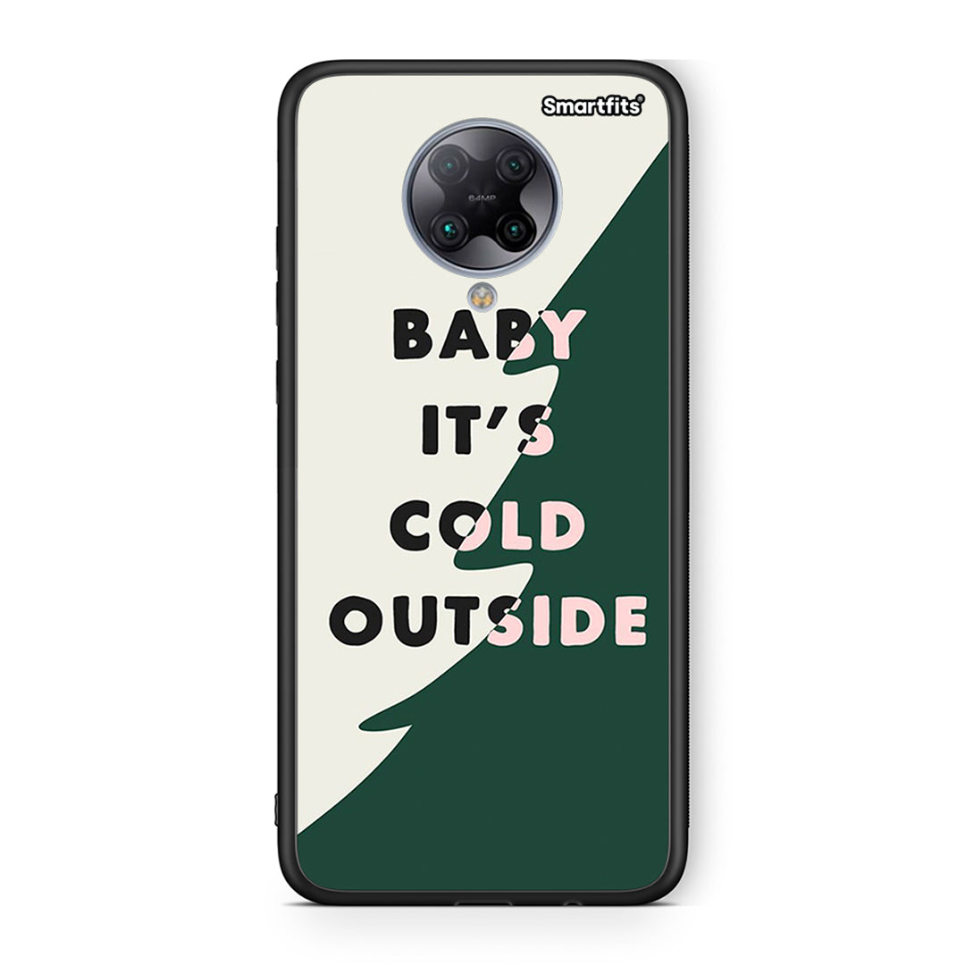 Xiaomi Poco F2 Pro Cold Outside θήκη από τη Smartfits με σχέδιο στο πίσω μέρος και μαύρο περίβλημα | Smartphone case with colorful back and black bezels by Smartfits