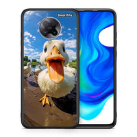 Thumbnail for Θήκη Xiaomi Poco F2 Pro Duck Face από τη Smartfits με σχέδιο στο πίσω μέρος και μαύρο περίβλημα | Xiaomi Poco F2 Pro Duck Face case with colorful back and black bezels