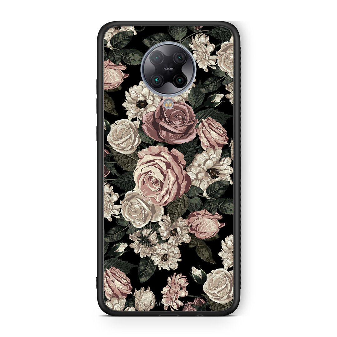 4 - Xiaomi Poco F2 Pro Wild Roses Flower case, cover, bumper