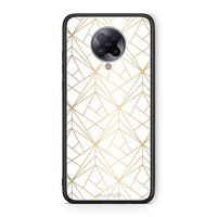 Thumbnail for 111 - Xiaomi Poco F2 Pro  Luxury White Geometric case, cover, bumper
