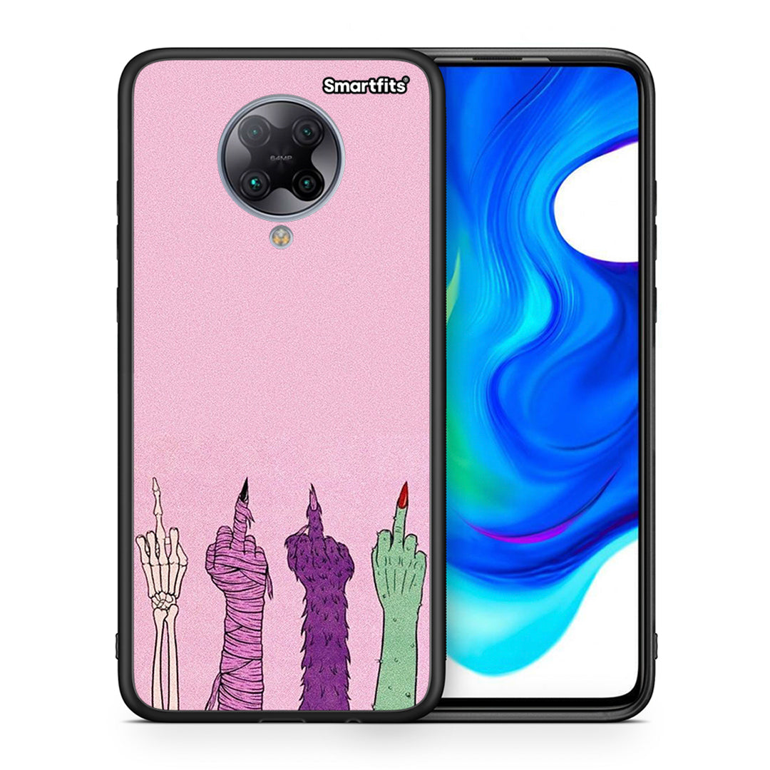 Θήκη Xiaomi Poco F2 Pro Halloween Be A Lady από τη Smartfits με σχέδιο στο πίσω μέρος και μαύρο περίβλημα | Xiaomi Poco F2 Pro Halloween Be A Lady case with colorful back and black bezels