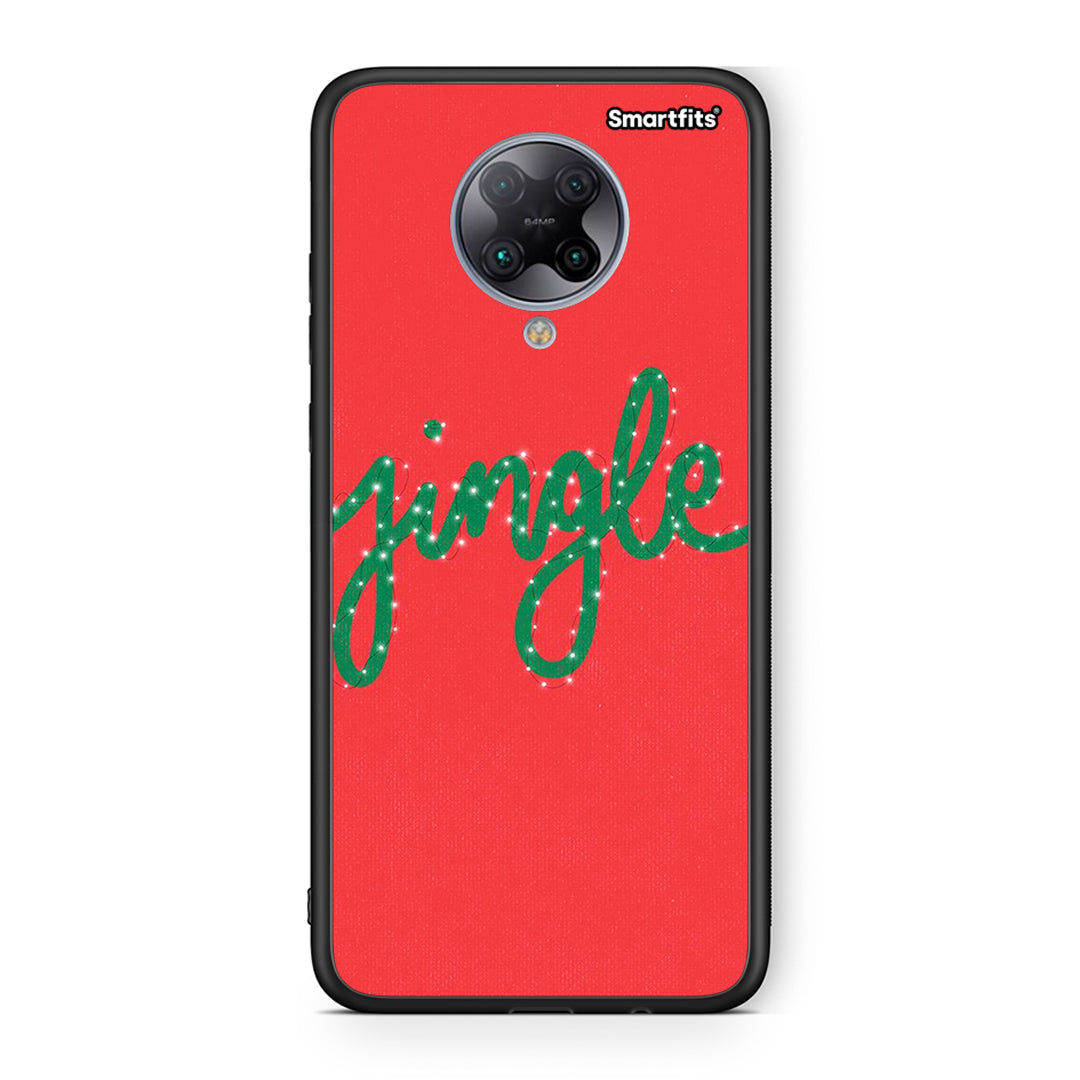 Xiaomi Poco F2 Pro Jingle Xmas θήκη από τη Smartfits με σχέδιο στο πίσω μέρος και μαύρο περίβλημα | Smartphone case with colorful back and black bezels by Smartfits