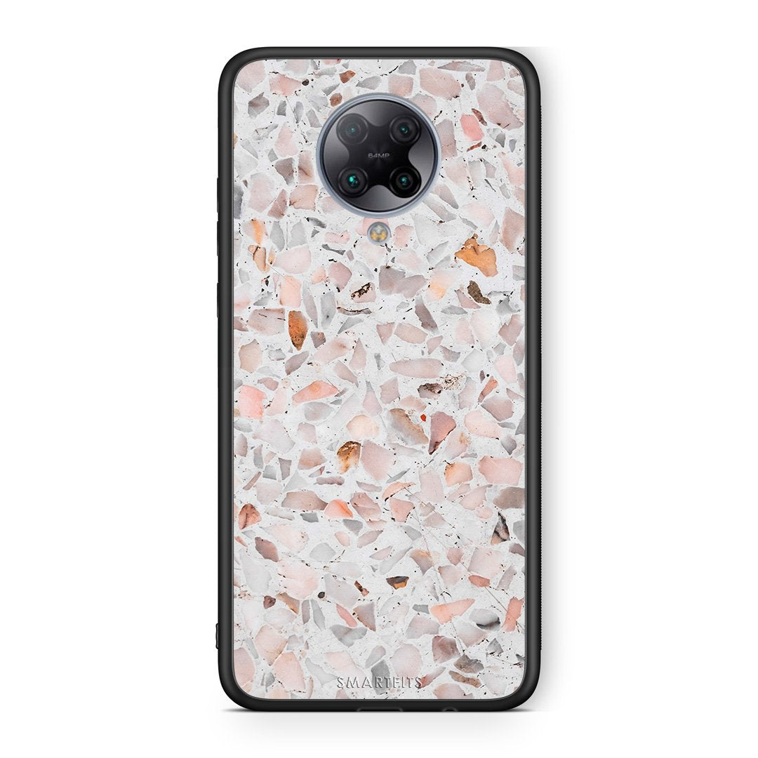Xiaomi Poco F2 Pro Marble Terrazzo θήκη από τη Smartfits με σχέδιο στο πίσω μέρος και μαύρο περίβλημα | Smartphone case with colorful back and black bezels by Smartfits