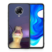 Thumbnail for Θήκη Xiaomi Poco F2 Pro Meme Duck από τη Smartfits με σχέδιο στο πίσω μέρος και μαύρο περίβλημα | Xiaomi Poco F2 Pro Meme Duck case with colorful back and black bezels