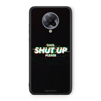 Thumbnail for Xiaomi Poco F2 Pro OMG ShutUp θήκη από τη Smartfits με σχέδιο στο πίσω μέρος και μαύρο περίβλημα | Smartphone case with colorful back and black bezels by Smartfits