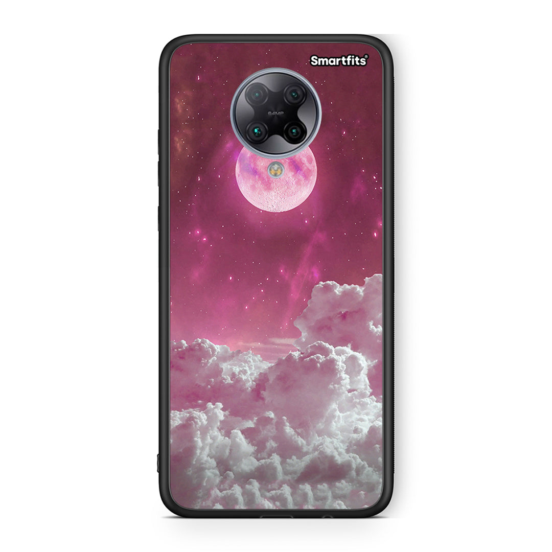 Xiaomi Poco F2 Pro Pink Moon Θήκη από τη Smartfits με σχέδιο στο πίσω μέρος και μαύρο περίβλημα | Smartphone case with colorful back and black bezels by Smartfits