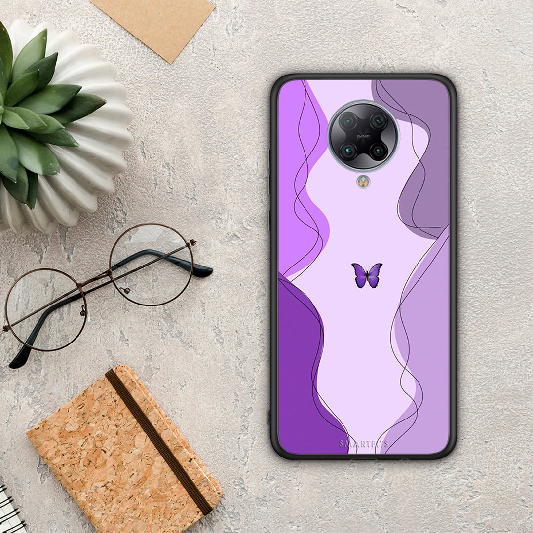 Purple Mariposa - Xiaomi Poco F2 Pro case