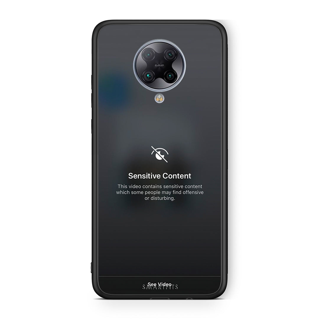 Xiaomi Poco F2 Pro Sensitive Content θήκη από τη Smartfits με σχέδιο στο πίσω μέρος και μαύρο περίβλημα | Smartphone case with colorful back and black bezels by Smartfits