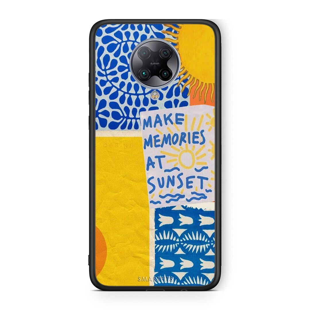Xiaomi Poco F2 Pro Sunset Memories Θήκη από τη Smartfits με σχέδιο στο πίσω μέρος και μαύρο περίβλημα | Smartphone case with colorful back and black bezels by Smartfits
